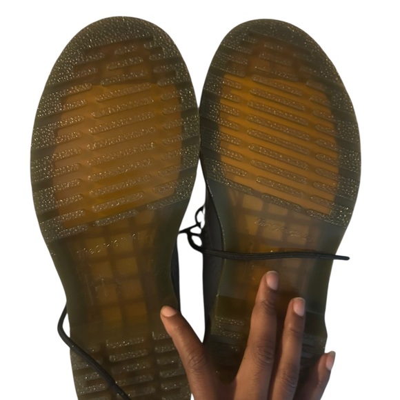 Dr. Martens Women's 1460 Zinc Grey Lace Up Boots - Picture 3 of 5